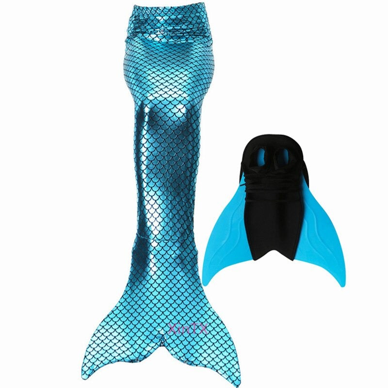 queu de sirène bleue monopalme