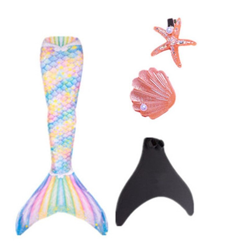 queue de sirène bonbon acidulé avec monopalme