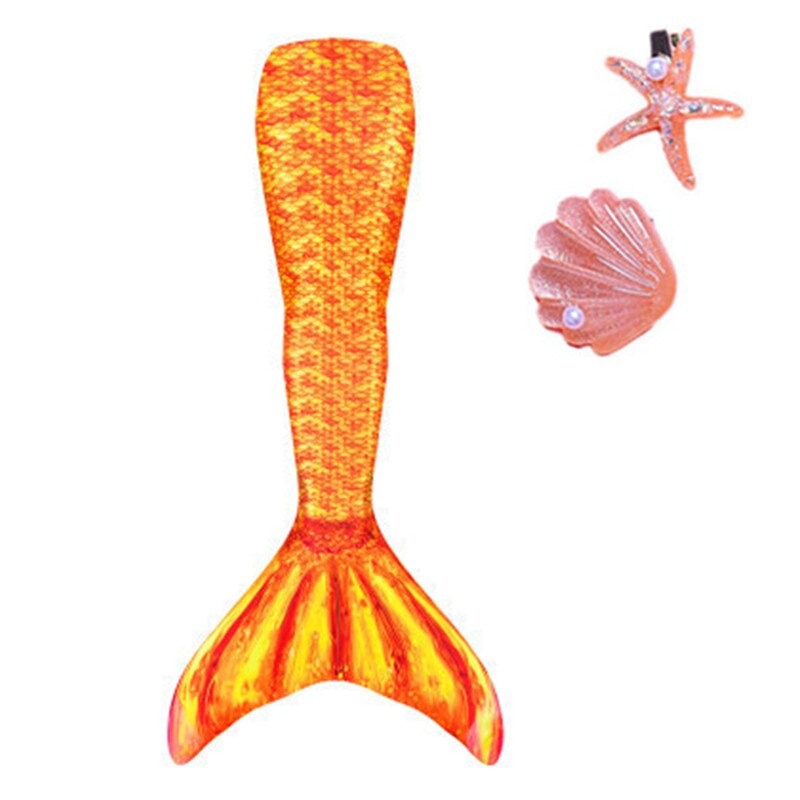 queue de sirène orange