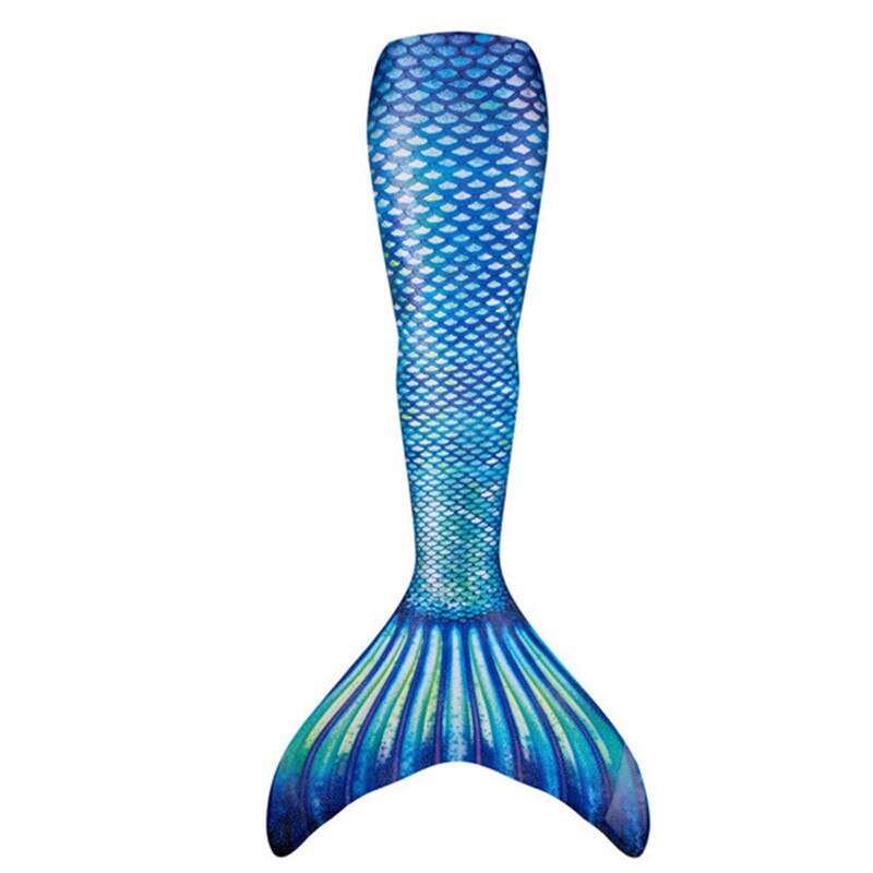 queu de sirène bleue verte