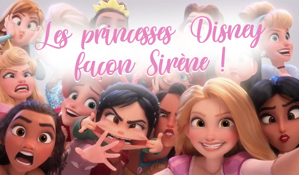 princesses disney avec queue de sirène