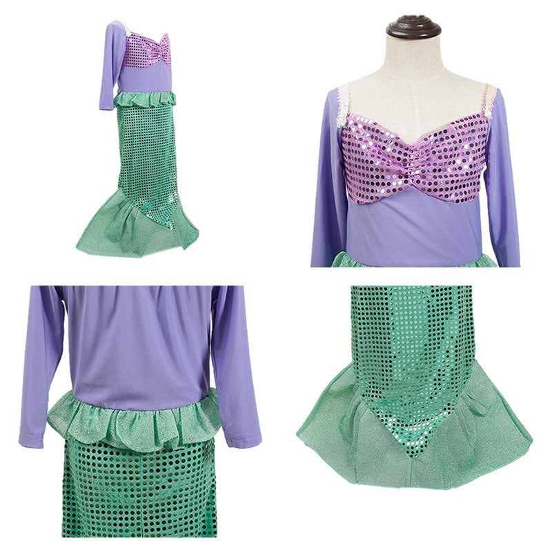 costume sirène scintillante