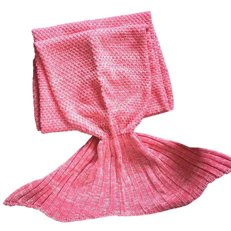 plaid queue de sirene rose