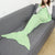couverture queue de sirene verte