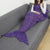 plaid queue de sirene violet femme
