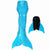 queu de sirène bleu turquoise monopalme