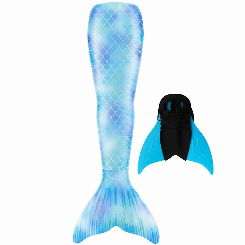 queu de sirène bleue monopalme