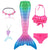 maillot de bain sirène vert rose