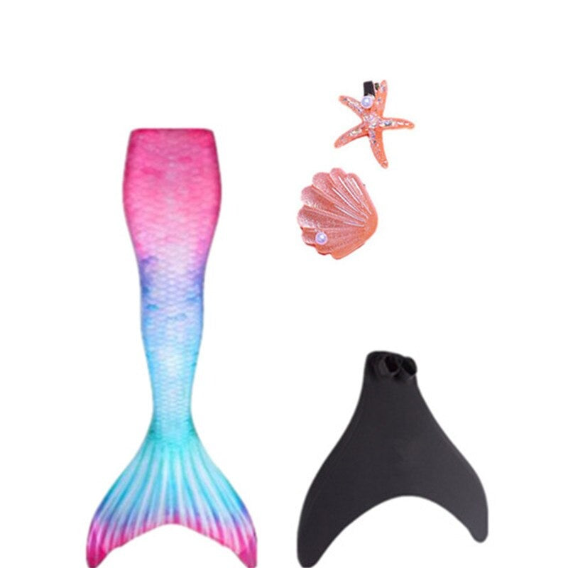 queue de sirène île paradisiaque avec monopalme