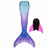 queu de sirène bleu violet monopalme