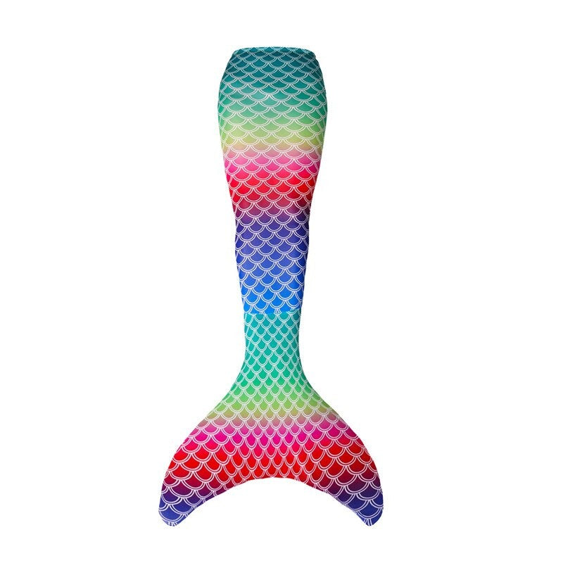 queu de sirène multicolore