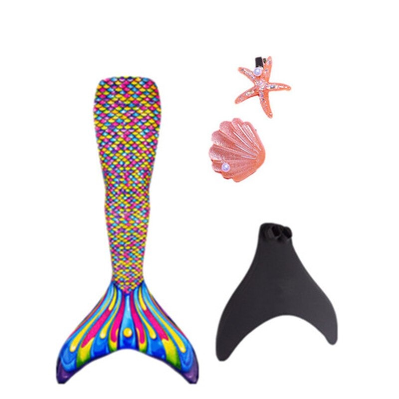 que de sirène multicolore monopalme