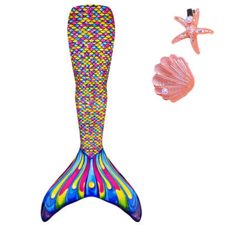 que de sirène multicolore