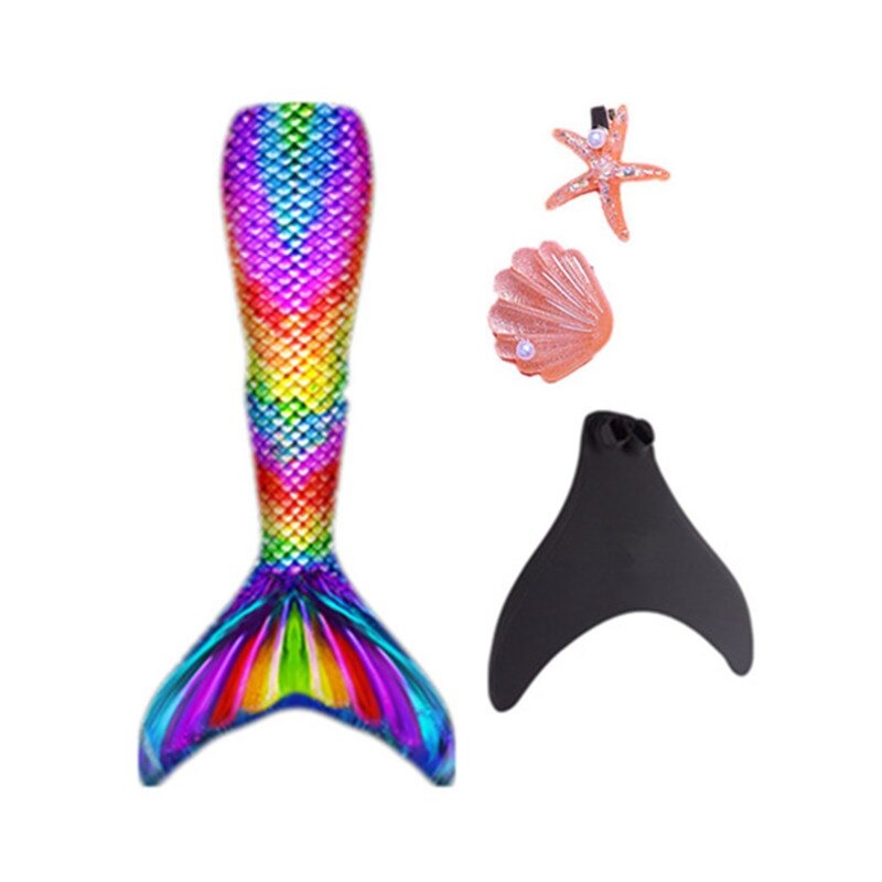 queue de sirène récif arc-en-ciel monopalme