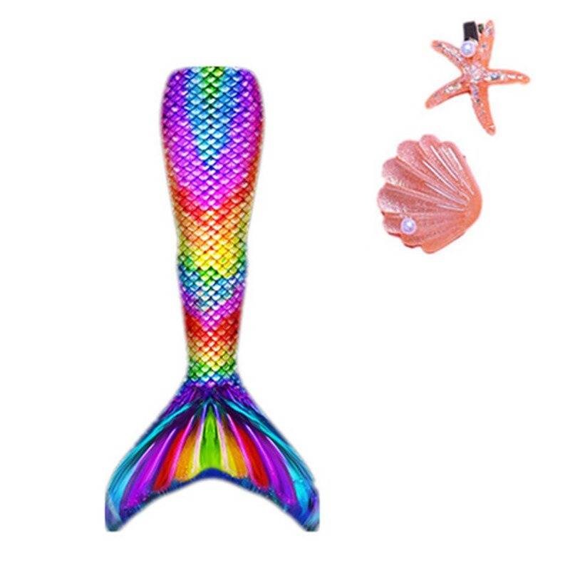 queue de sirène récif arc-en-ciel