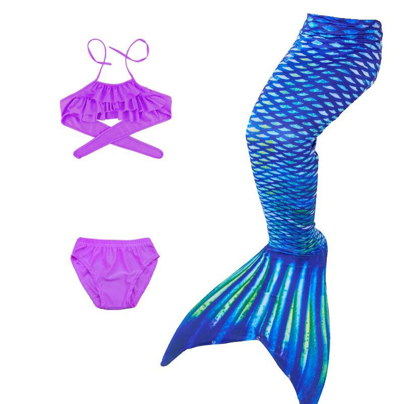 maillot de bain sirène bleu vert