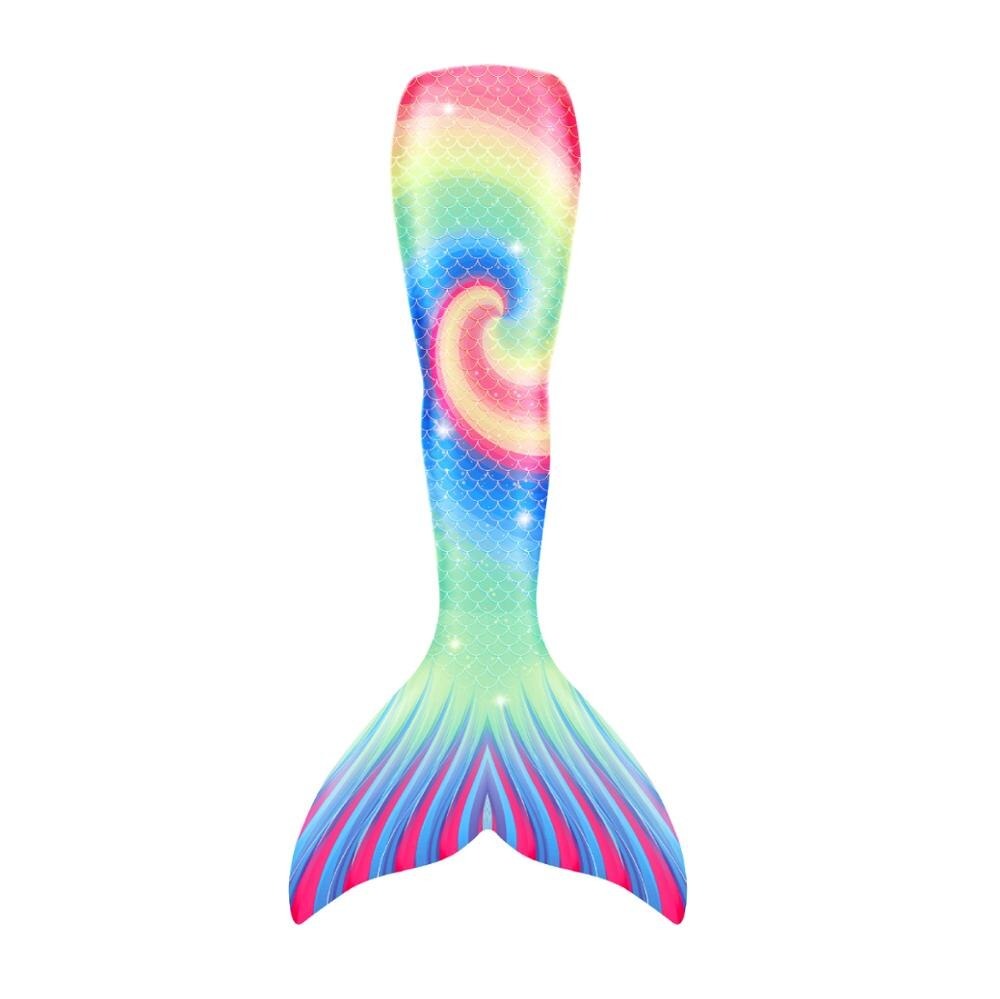 queu de sirène multicolore