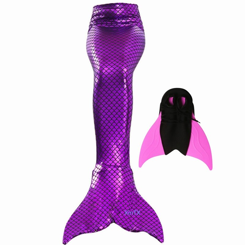 queu de sirène violette monopalme